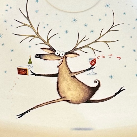 🎄🌟2xHP🌟VTG 2005 Royal Worcester Porcelain 2  Piece Chip & Dip Plate Mackie - Picture 2 of 11